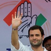 Rahul Gandhi elected as the President Of Indian National Congress Celebration at Congress office