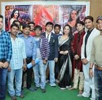 Bhojpuri Queen Rani Chatterjee’s Bhojpuri Film Sakhi Ke Biyah Muhurat Held At AB Recording Studio Mumbai