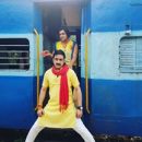 Bhojpuri Sultan Raju Singh Mahi Fights With Vishal Singh In A Running Train  Sequence In Coming Film