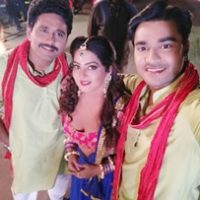 Anjana Singh Dances With Super Star Yash Kumar & Pradeep Pandey  Chintu