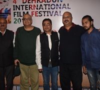 Director Navin Batra and Deepu Kumar spotted in Press Conference of Film festival in Mumbai