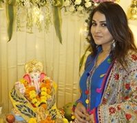 Pakhi Hegde Auspiciously Welcomes Ganeshji On Ganesh Chaturthi