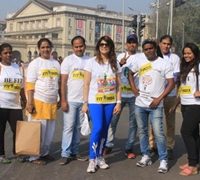 FitIndia – MedscapeIndia seize the attention with their uniqueness  in Tata Mumbai Marathon
