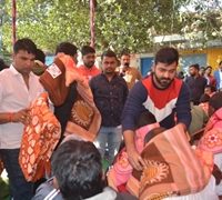 Actor Pawan Singh Celebrates His Birthday With Simplicity