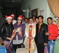 PASTOR Rev.Dr MARK.M.SAKHARPEKAR Christmas Celebration with Sunil Kedar from Saoner