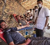 Blood Donation Camp For And With Indian Army