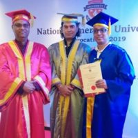 Neeraj Sharma has been conferred with Doctorate by National American University, United States of America