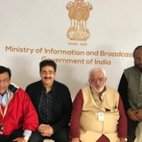 Sandeep Marwah Honored At Cannes With Life Time Achievement Award