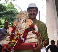 Coconut Cha Raja  The Biggest Corporate Ganpati Celebration Will Embark On Final Journey Amid Colours-Dhol-Drums And Ganpati Bappa Moreya Chants