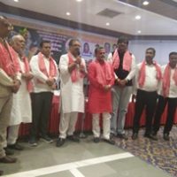 BJP Leader Shri Vishal Bhagat Celebrates Raksha Bandhan At Ambuj Wadi And Opening Of Jan Sampark Karylaya By Shri Vinod Shelar BJP North Mumbai President