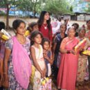 Actress Khushi Shah Celebrated Diwali With Poor Children Distributes  Sweets  And Clothes
