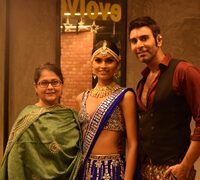 Choreographers Sandip Soparrkar and Vijayshree Chaudhary help Suman Rao to prepare for Miss World 2019