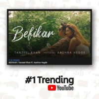 Aashna Hegde’s first cover song Befiker  Number one trending song got one million views in one day