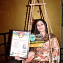 Selina Ahmed from Nagpur received SDP IAWA ICONIC INTERNATIONAL WOMEN AWARD from Amar Cine Productions