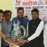 Kiran Kumar Titoriya Khatik welcomes Indresh Chandra Khatik At The Opening of KHATIK SENA’S MAHARASHTRA OFFICE  IN MUMBAI