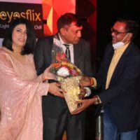 Comedians Sunil Pal, Raja Saggu Vip, Mushtaq Khan, Raja Hasan among others grace the launch of an OTT platform eyesflix