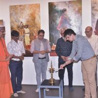 “Timeless Kashi” Solo Show Of Paintings By Renowned Artist Santosh Kumar Sandilya At Kamalnayan Bajaj Art Gallery