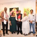 “A Floral Reverie” Solo Show Of Paintings By Eminent Artist Neena Bidikar At Jehangir Art Gallery