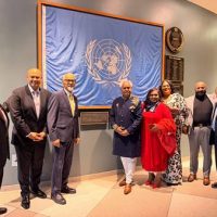 His Eminence Prof. Dr. Madhu Krishan Honoured Peace Ambassadors At United Nations Headquarters During Global Peace Seminar