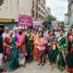 कलाकारांच्या दिंडीत रिपब्लिकन नेत्या तथा निर्माती संघमित्रा ताई गायकवाड यांचा उत्स्फूर्त सहभाग
